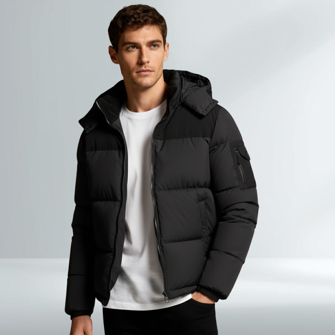 Cappotto Elegante Invernale da Uomo Nero